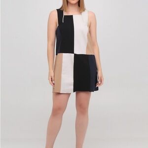 Zara Colorblock Mini Dress